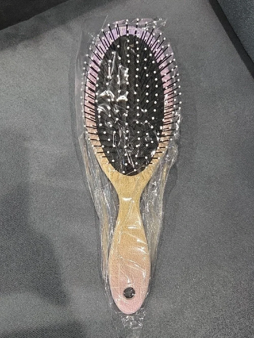 Gradient Purple-Yellow Detangling Hair Brush Wet Brush